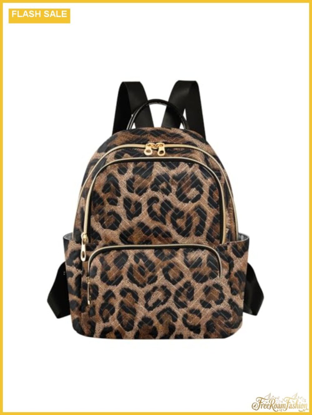 Quilted Polyester Fashion Backpack Purse Travel Daypack with Multiple Pockets